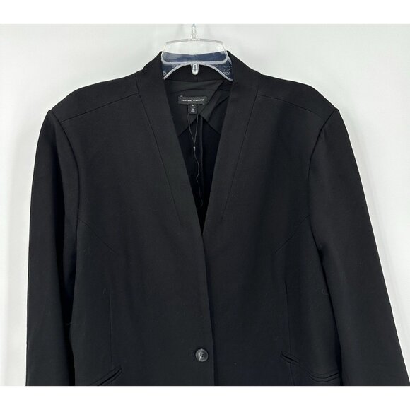 UNIVERSAL STANDARD 2 piece pant suit ponte knit black plus size L 22 24 XL 26 28 - Picture 3 of 15